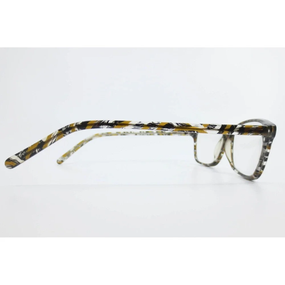 Peaks 4027 Eyeglasses Frames Multi Color Tortoise Shell Rectangle 53-14-135